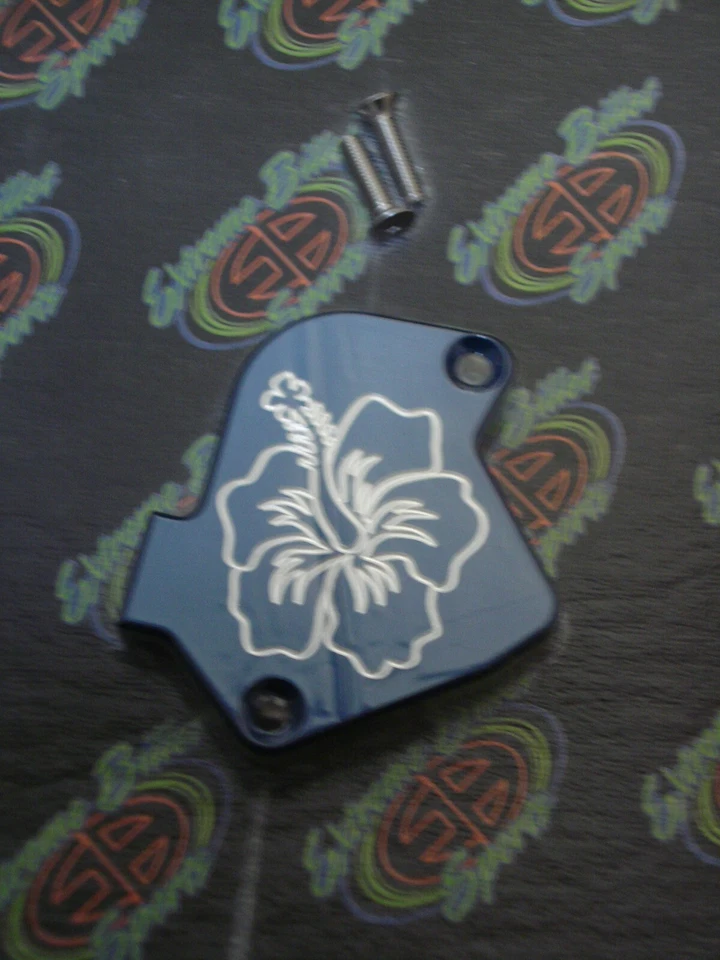 YAMAHA RAPTOR 50 80 90 SUZUKI QUADSPORT ГИБИСКУС СИНИЙ ЗАГОТОВКА ДРОССЕЛЬНАЯ ЗАСЛОНКА КРЫШКА - Изображение 1 из 1