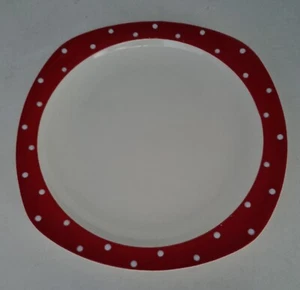 Vintage Midwinter Stylecraft Jessie Tait 1950s Red Domino 22cm Plate - Picture 1 of 3