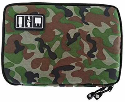 Gadget USB Cable Organizer Case Electronic Accessories Pouch DPM Army Cadet