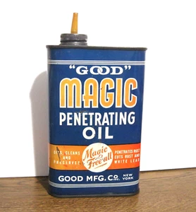 Rare Vintage "GOOD" Magic Penetrating Oil  Good Mfg. Co. New York - Picture 1 of 7