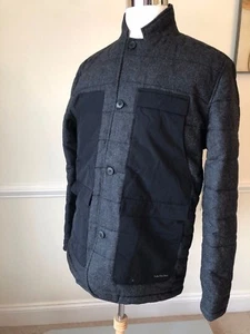 Blazer de bolsillo múltiple para hombre Calvin Klein, brezo de carbón oscuro, XL - NUEVO - Imagen 1 de 6