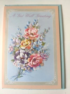 Get Well Greeting Card with Envelope - A Get Well Greeting - Picture 1 of 3