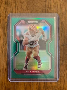 NICK BOSA 2020 Panini Prizm GREEN SP #285 49ERS Buckeyes - Picture 1 of 2