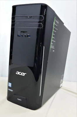 ACER ASPIRE TC-780 TOWER PC INTEL i5-7400 3.0GHz 8GB 2TB WINDOWS 10 HOME Wi-Fi - Image 1 of 4