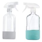 Klare Sprhflaschen mit Silikonhlle fr Reinigungslsungen, Wassersprher H3F9