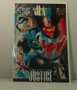 JUSTICE LEAGUE - JLA: LIBERTY AND JUSTICE EXCLUSIVE PREVIEW (2003) - Picture 1 of 1