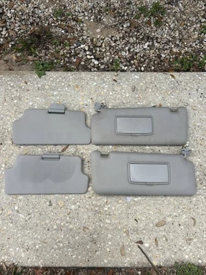 2004 - 2012 Nissan Armada Titan Sun Visor  pair set Illuminated  1401479 P836 . - Image 1 of 4