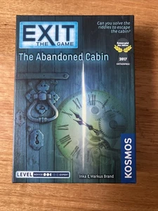 Exit The Game: The Abandoned Cabin (Kosmos, 2017) Escape Room Board Game - Good - Bild 1 von 7
