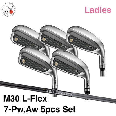 PRGR Ladies Super Egg Iron Wedge Set 7-9,P,A 5p Hi-COR Graphite Shaft M30 L-Flex - Image 1 of 4