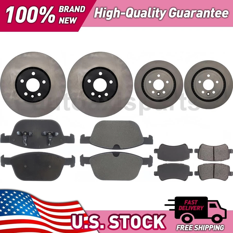 Kit de actualización de freno de disco de piezas centradas delanteras y traseras para Volvo XC60 2010-2015 Foto 1 de 1