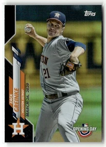 2020 Topps Opening Day #121 Zack Greinke Black Foil 1/1 Parallelo - Foto 1 di 2