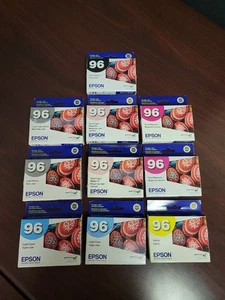 10 Original Epson 96 T096 Tinte für R2880 abgelaufen 2012/3013/2014 - Bild 1 von 24
