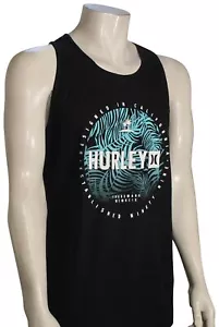 Hurley Palm World Tank - Black - New - Picture 1 of 1