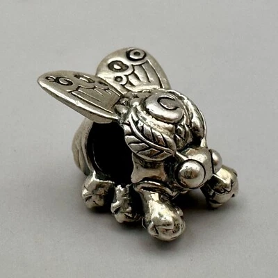 Berloque Behemoth Ohm Bead edição limitada prata esterlina 925 traça de abelha mosca - Imagem 1 de 4