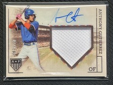2023 Panini Chronicles America's Pastime - ANTHONY GUTIERREZ #/100 - Patch Auto
