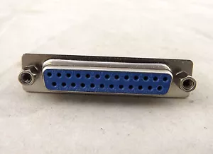 D-SUB DB25 25 Pin Female DIP PCB Solder Connector Adapter DP25 2 Rows Lock Screw - Picture 1 of 11