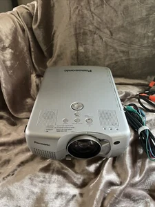 Panasonic LCD Projector W/ Case Model: PT-L711U Lamp Hours: 1,427 Tested & Works - Picture 1 of 24