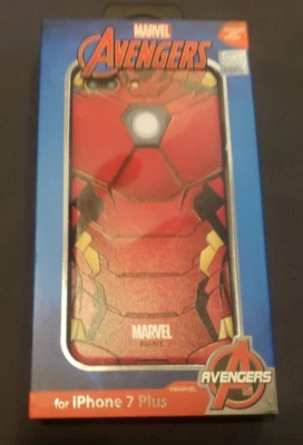 Capa telefone Marvel Iron Man para iPhone 7 Plus - Imagem 1 de 2