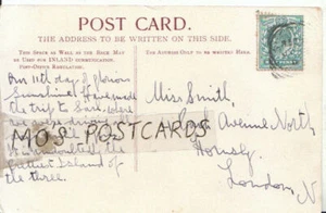 Genealogie Postkarte - Smith - 4 Park Avenue North - Hornsey - London - Ref 721B - Bild 1 von 1