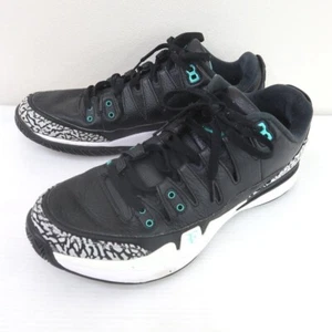 NIKE × ATMOS ZOOM VAPOR TOUR AJ3 Men's 709998-031 US10 Black Used From Japan - Picture 1 of 10