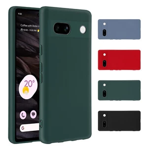 Slim Flüssig Silikon Stoßfest Robust Case Hülle für Google Pixel 7a 8 Pro - Bild 1 von 49