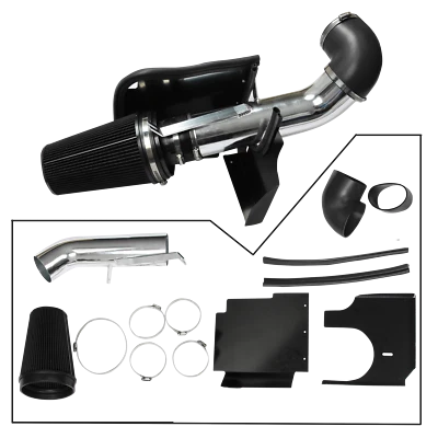 4" Cold Air Intake Kit Heat Shield Filter Fit 99-06 GMC Sierra 1500/2500/3500 V8 - Image 1 of 4