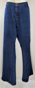 Vintage Dickies Jeans (44x31) - Size 22 Regular - Blue - 100% Cotton - Pockets - Picture 1 of 23