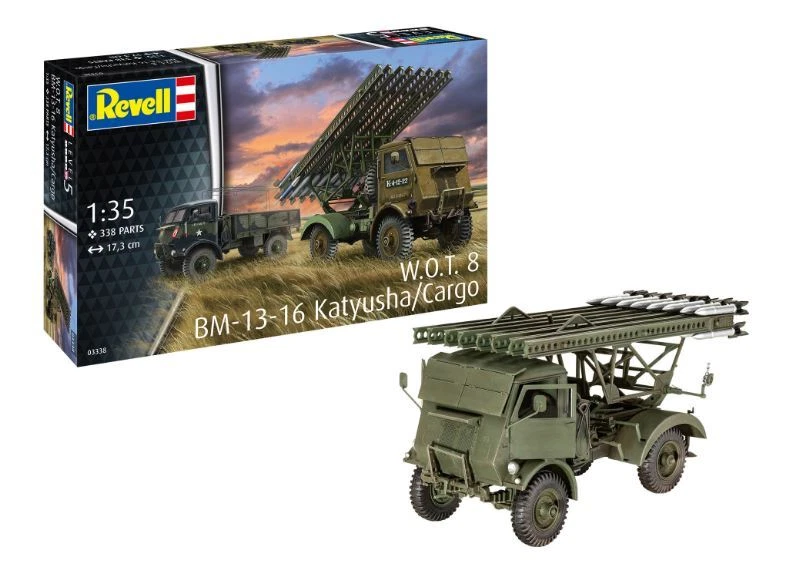 Revell W.O.T.8 BM-13-16 KATYUSHA/CARGO KIT 1:35 - Immagine 1 di 1