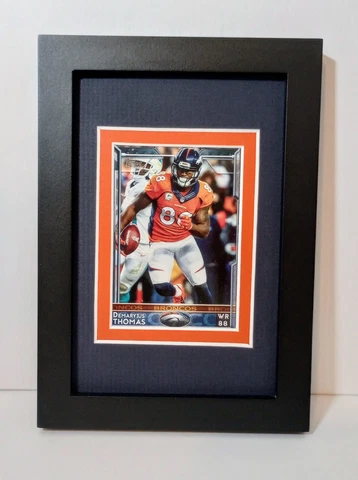 Demaryius Thomas Denver Broncos Display Custom Framed NFL Football Card Plaque Cover