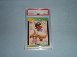 Tarjeta de béisbol Donruss Best 1989 Terry Steinbach 323 PSA 10 gemas como nueva 79261298 - Imagen 1 de 2