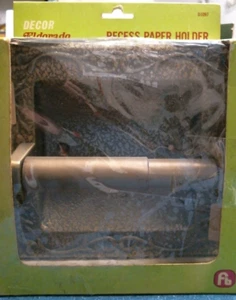 Franklin Brass Antique Brass Finish Recess Toilet Paper Holder  (D1097) FS - Picture 1 of 3