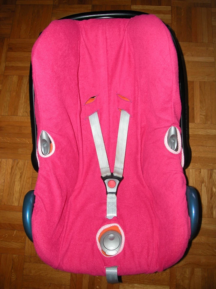 EKO Sommerbezug Schonbezug Frottee für Maxi-cosi Cabriofix NEU pink