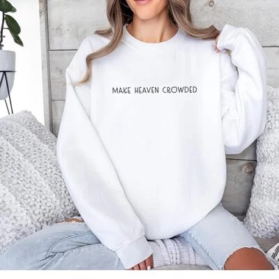 Sudadera Make Heaven Crowded Sudadera Bondad Sudadera Spread Love Para Mujer Hombre Foto 1 de 4