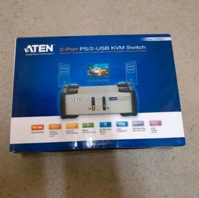 ATEN 2-Port PS/2-USB KVM Switch - Bild 1 von 2