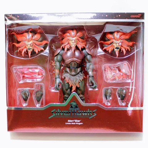 Mon*Star Limbo Kingpin Super7 Silver Hawks Ultimate Action Figures Cover