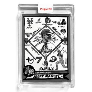 Jerry Manuel Topps Project 70 Gregory Siff #212 /881 1979 design con scatola - Foto 1 di 2