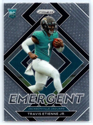 Travis Etienne Jr 2021 Panini Prizm Emergent #E-14 Rookie RC - Image 1 of 2