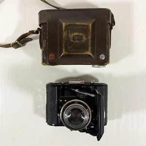 New ListingVintage Zeiss Ikon Folding Camera with Leather Case - Untested