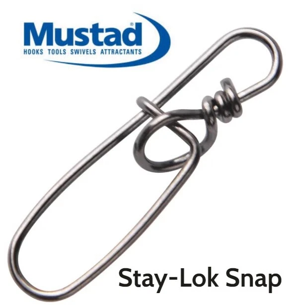 Mustad Stay-Lok Snap Níquel Negro (SELECCIONAR TALLA) SLS Foto 1 de 1