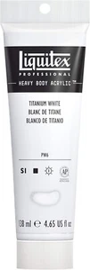 Liquitex Vernice Acrilica Corpo Pesante Professionale Tubo da 138 ml, Bianco Titanio - Foto 1 di 7
