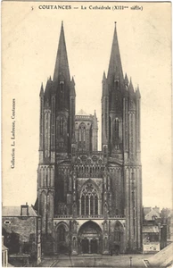COUTANCES 50 La Cathédrale XIIIè S CPA non circulée Coll. L. Ladroue 1900-1910 - Picture 1 of 2