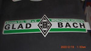 alter Aufkleber  Borussia Mönchengladbach 16x11 cm