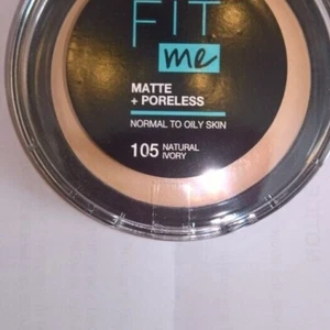 Maybelline Fit Me Powder - Matte + Poreless - 105 Natural Ivory - Normal to Oily - Picture 1 of 1