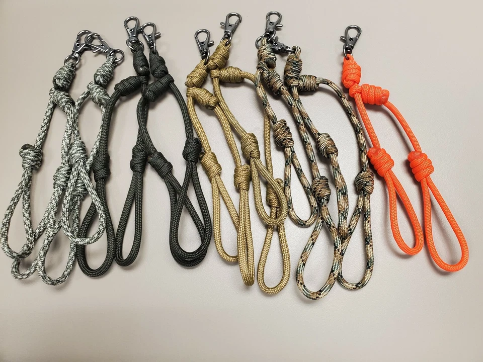 4 регулируемых ремешка Paracord с двойной петлей для охоты на водоплавающих птиц уток гусей - Изображение 1 из 4