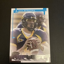 Aaron Rodgers 2005 Sage HIT Reflect Silver Rookie card #R8, Cal Golden Bears RC