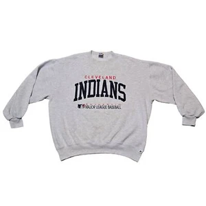 Vintage Russell Athletic MLB Cleveland Indians Crewneck Sweatshirt Men's Size XL - Picture 1 of 8
