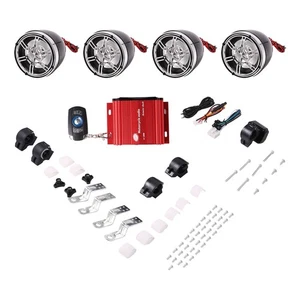 3 Zoll Motorrad Bluetooth Lautsprecher 4 Kanal Verstärker Mp3 Musik Sound6253 - Bild 1 von 7