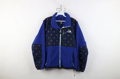 Chaqueta De Colección The North Face Mujer Mediana Lunares Denali Polar Cremallera Completa Foto 1 de 4