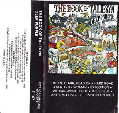 Deep Purple - The Book Of Taliesyn (Cass, Album) (Mint (M)) - Image 1 of 3