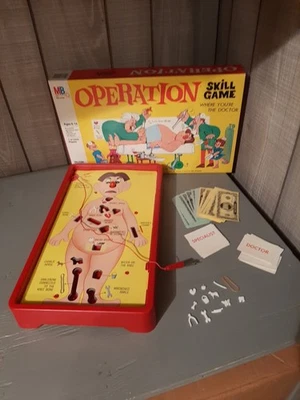Milton Bradley 1965 Vintage Operation Board Game Complete Set Works! - Image 1 of 4